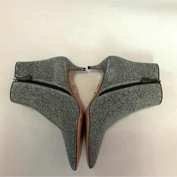 Aquazurra Silver Lurex Booties - Picture 9 of 12